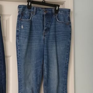 J Crew high rise button fly straight jeans. Excellent Condition